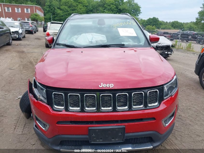 2018 Jeep Compass Limited 4X4 VIN: 3C4NJDCB2JT108177 Lot: 39550637
