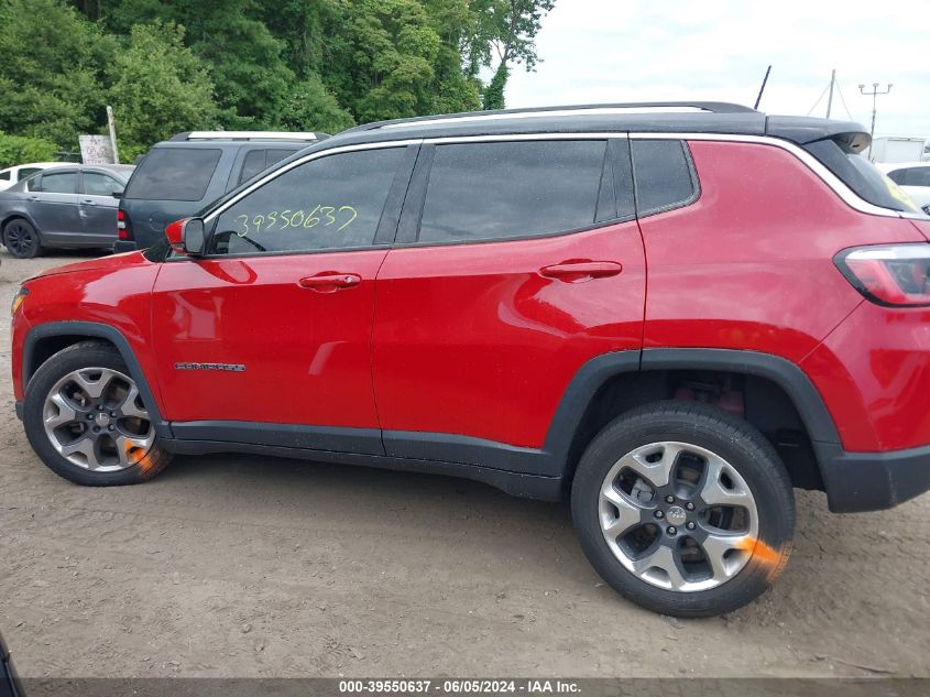 2018 Jeep Compass Limited 4X4 VIN: 3C4NJDCB2JT108177 Lot: 39550637
