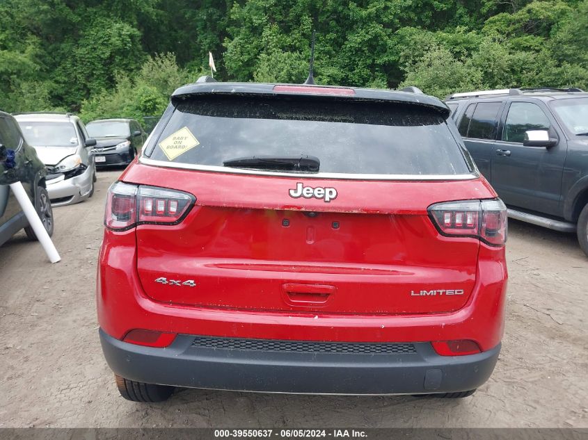 2018 Jeep Compass Limited 4X4 VIN: 3C4NJDCB2JT108177 Lot: 39550637