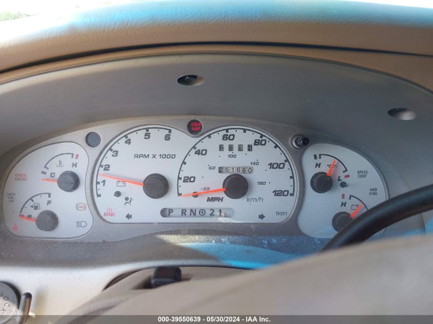 2002 Ford Explorer Sport Trac VIN: 1FMZU77EX2UC38189 Lot: 39550639