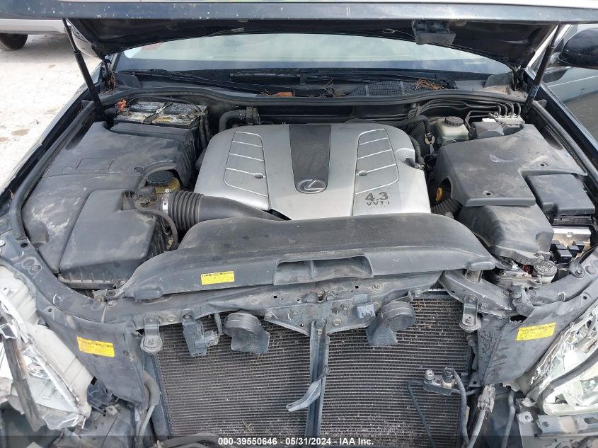 2004 Lexus Ls 430 VIN: JTHBN36F640143188 Lot: 39550646