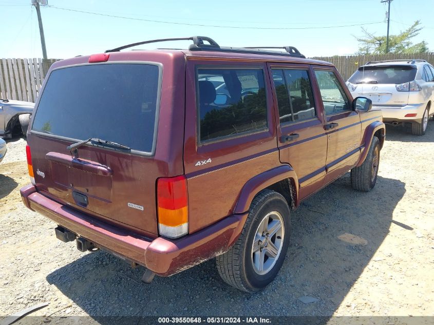 2001 Jeep Cherokee Limited/Sport VIN: 1J4FF58S61L502517 Lot: 39550648