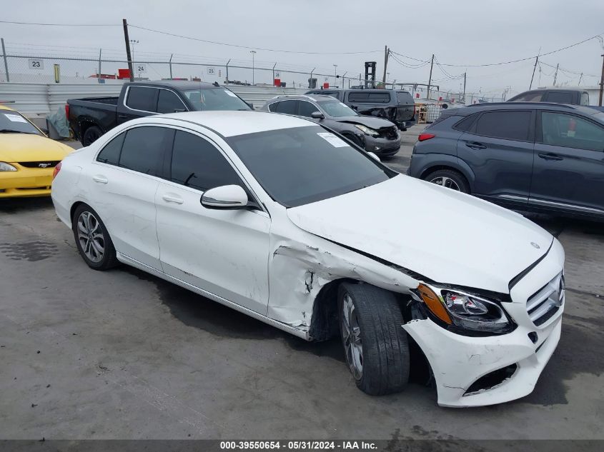 2017 Mercedes-Benz C 300 Luxury/Sport VIN: 55SWF4JB1HU229038 Lot: 39550654