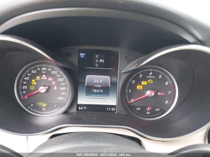 2017 Mercedes-Benz C 300 Luxury/Sport VIN: 55SWF4JB1HU229038 Lot: 39550654