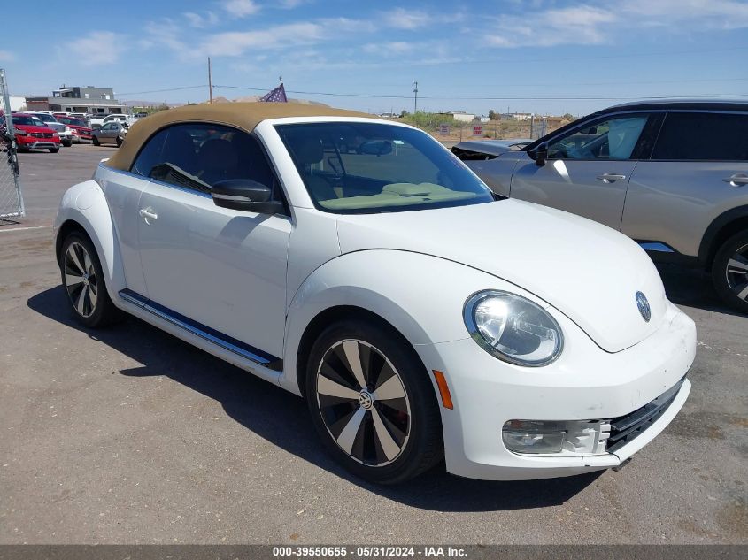 2013 Volkswagen Beetle Turbo VIN: 3VW767AT8DM812788 Lot: 39550655