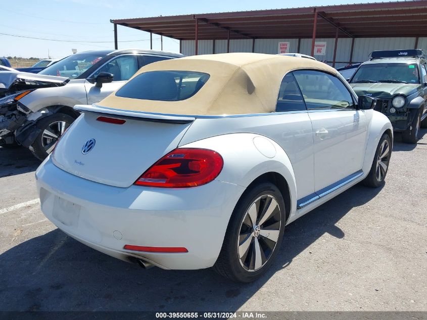 2013 Volkswagen Beetle Turbo VIN: 3VW767AT8DM812788 Lot: 39550655