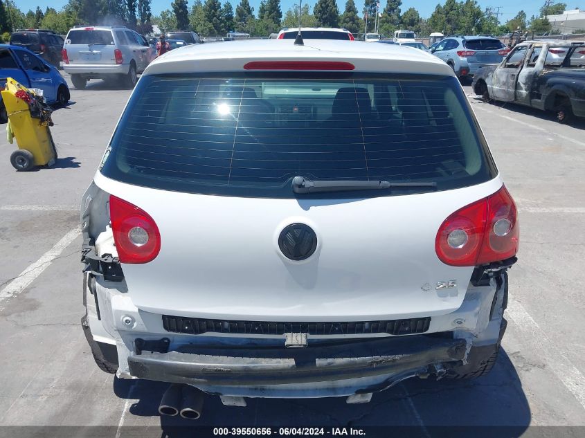 2007 Volkswagen Rabbit 2-Door VIN: WVWAS71K07W051948 Lot: 39550656