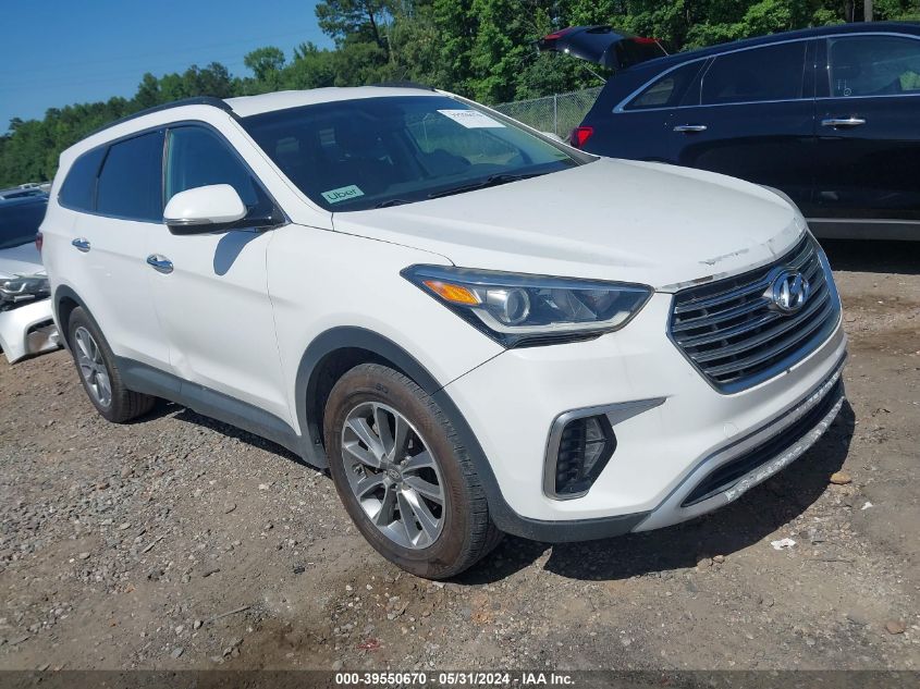 2017 Hyundai Santa Fe Limited VIN: KM8SN4HF5HU171028 Lot: 39550670