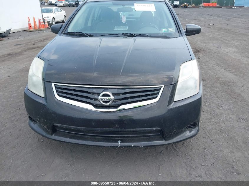 2010 Nissan Sentra 2.0S VIN: 3N1AB6AP9AL620687 Lot: 39550723