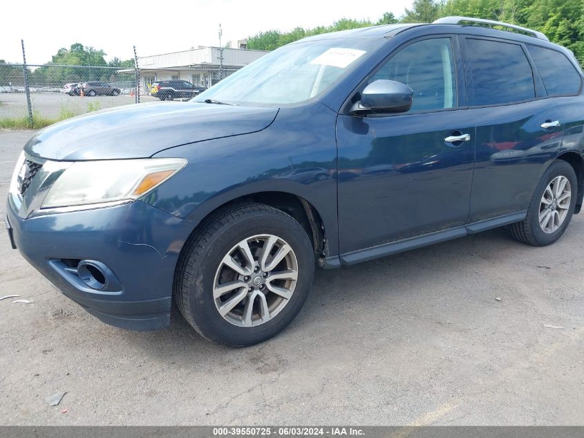 2014 Nissan Pathfinder Sv VIN: 5N1AR2MM3EC726634 Lot: 39550725