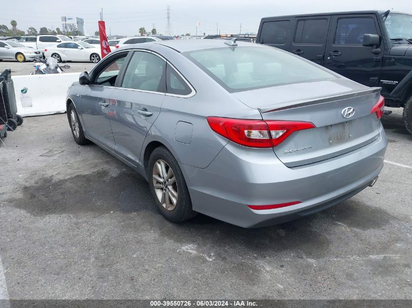 2016 Hyundai Sonata Se VIN: 5NPE24AFXGH331952 Lot: 39550726