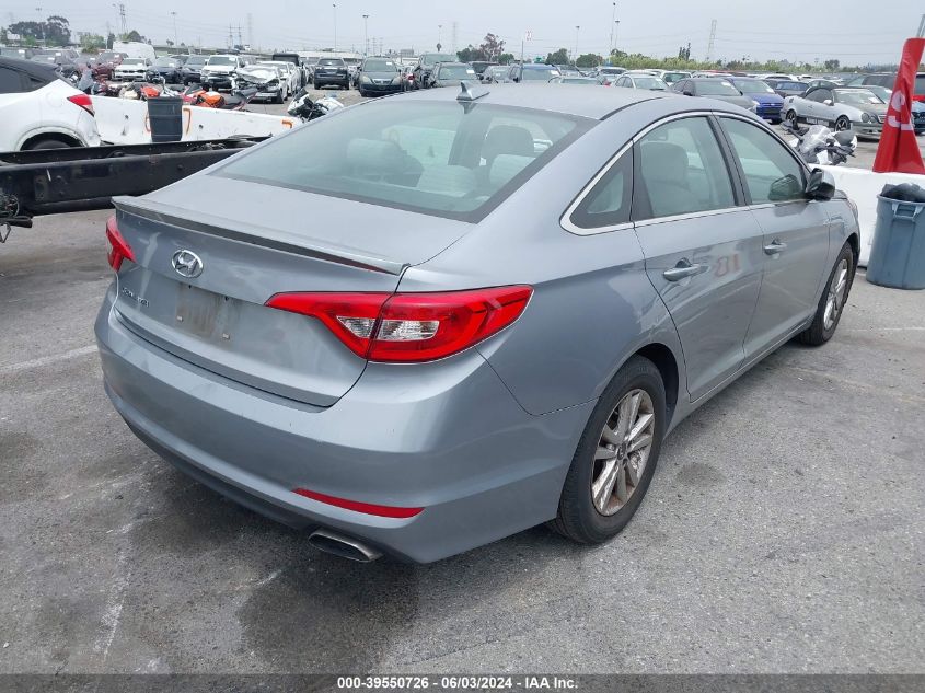 2016 Hyundai Sonata Se VIN: 5NPE24AFXGH331952 Lot: 39550726