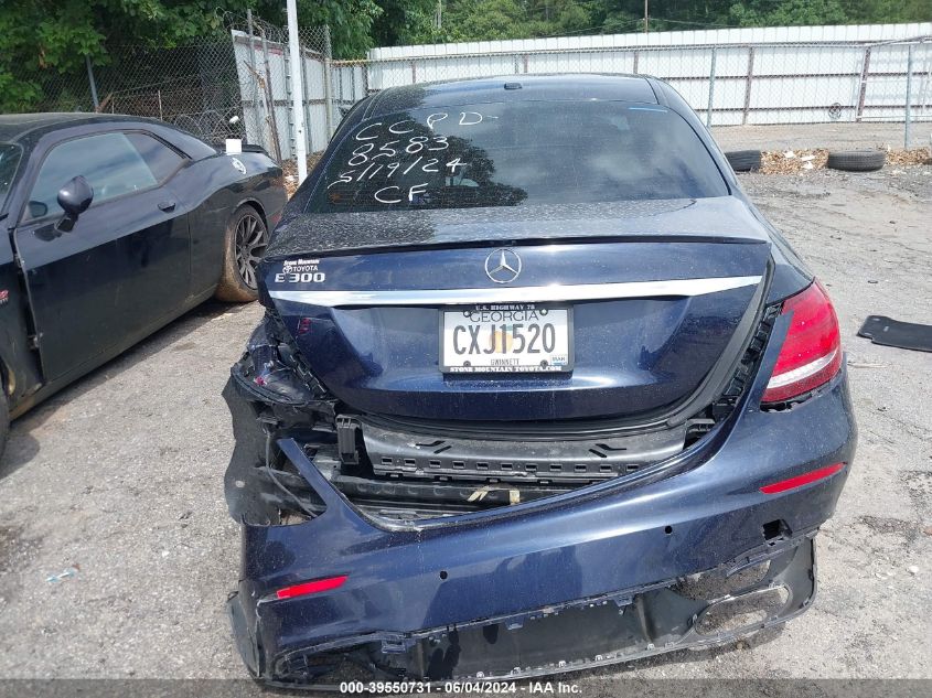 2017 Mercedes-Benz E 300 VIN: WDDZF4JB8HA148583 Lot: 39550731