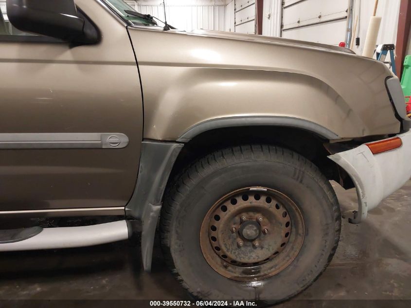 2002 Nissan Xterra Xe VIN: 5N1ED28TX2C540439 Lot: 39550732