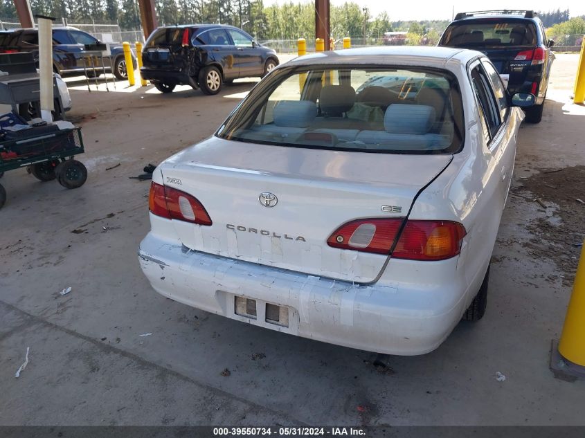 2000 Toyota Corolla Ce VIN: 1NXBR12E5YZ349412 Lot: 39550734