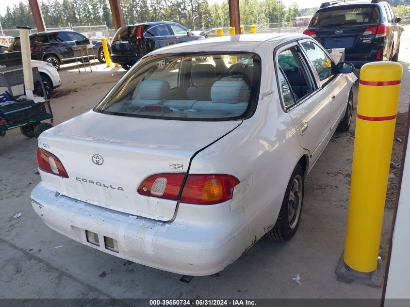 2000 Toyota Corolla Ce VIN: 1NXBR12E5YZ349412 Lot: 39550734