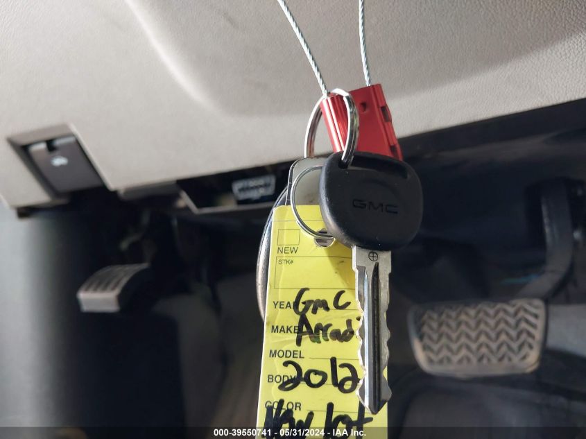 2012 GMC Acadia Sl VIN: 1GKKRNEDXCJ324972 Lot: 39550741