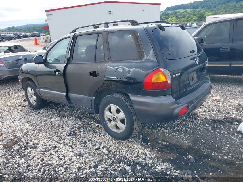 2003 Hyundai Santa Fe Gls/Lx VIN: KM8SC13D93U564064 Lot: 40591223