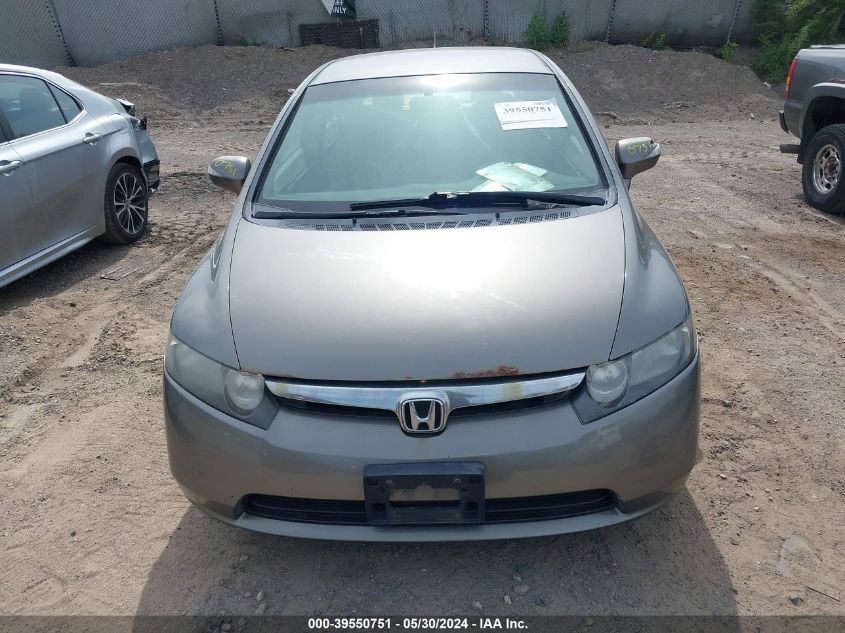 2007 Honda Civic Hybrid VIN: JHMFA36207S004743 Lot: 39550751