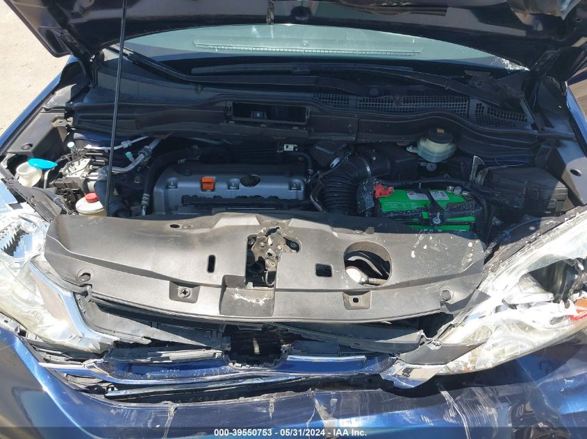 2010 Honda Cr-V Ex-L VIN: 5J6RE3H75AL041522 Lot: 39550753