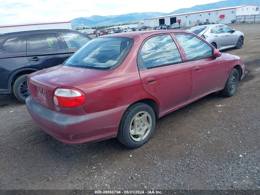 2000 Kia Sephia Ls/Ls W/Power Pkg VIN: KNAFB1214Y5903389 Lot: 39550754