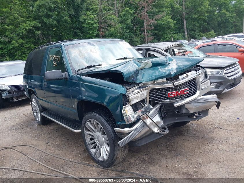 1995 Chevrolet Tahoe K1500 VIN: IGNEK18K8SJ356650 Lot: 39550763