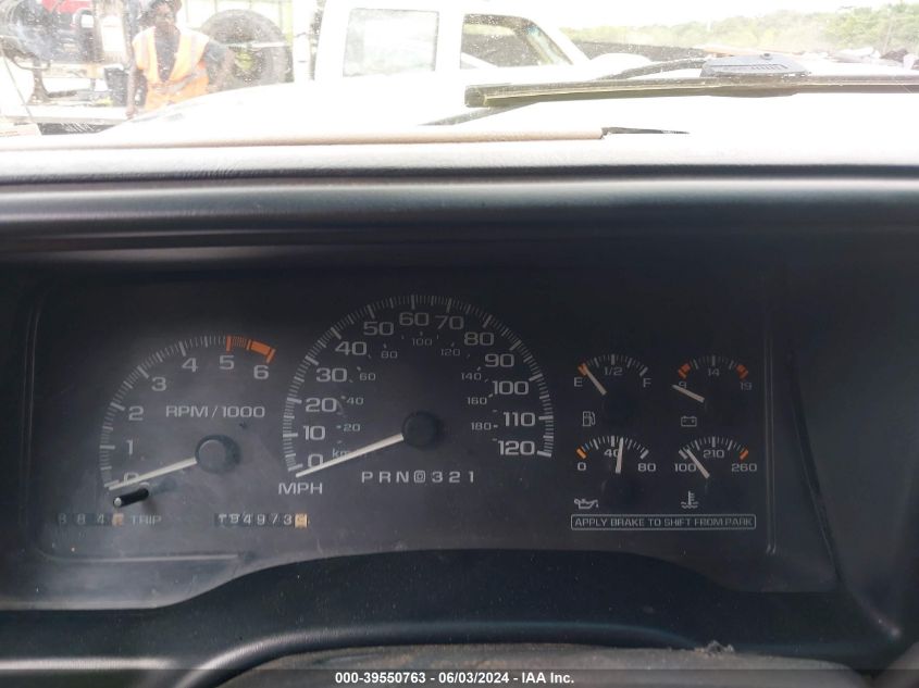 1995 Chevrolet Tahoe K1500 VIN: IGNEK18K8SJ356650 Lot: 39550763