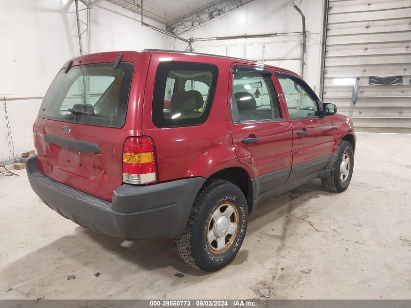 2004 Ford Escape Xls VIN: 1FMYU92184DA03501 Lot: 39550773