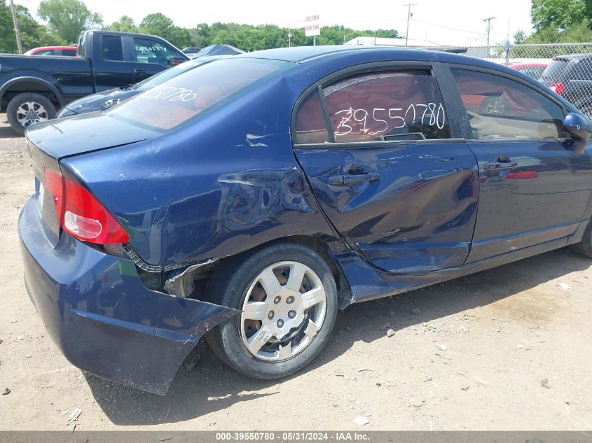 2008 Honda Civic Lx VIN: 1HGFA16528L048787 Lot: 39550780