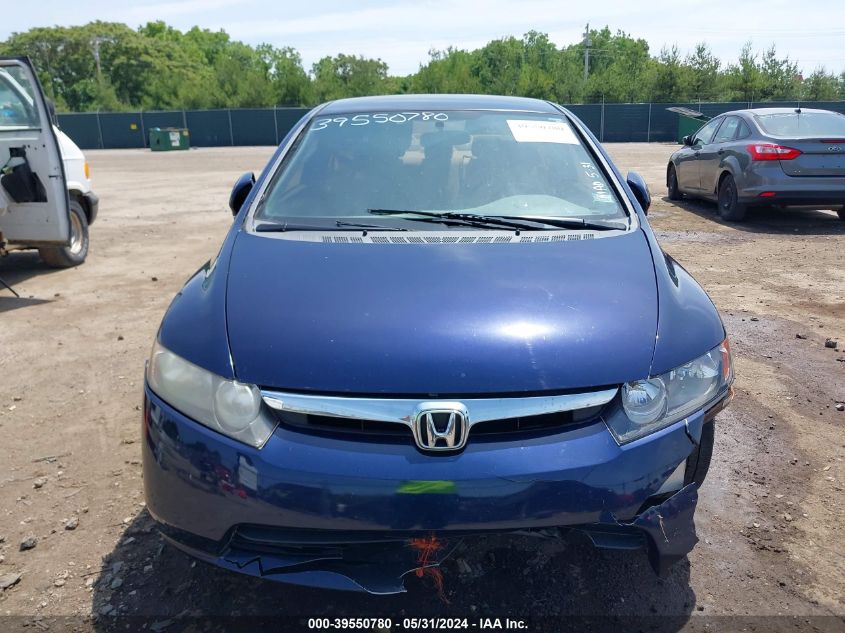 2008 Honda Civic Lx VIN: 1HGFA16528L048787 Lot: 39550780