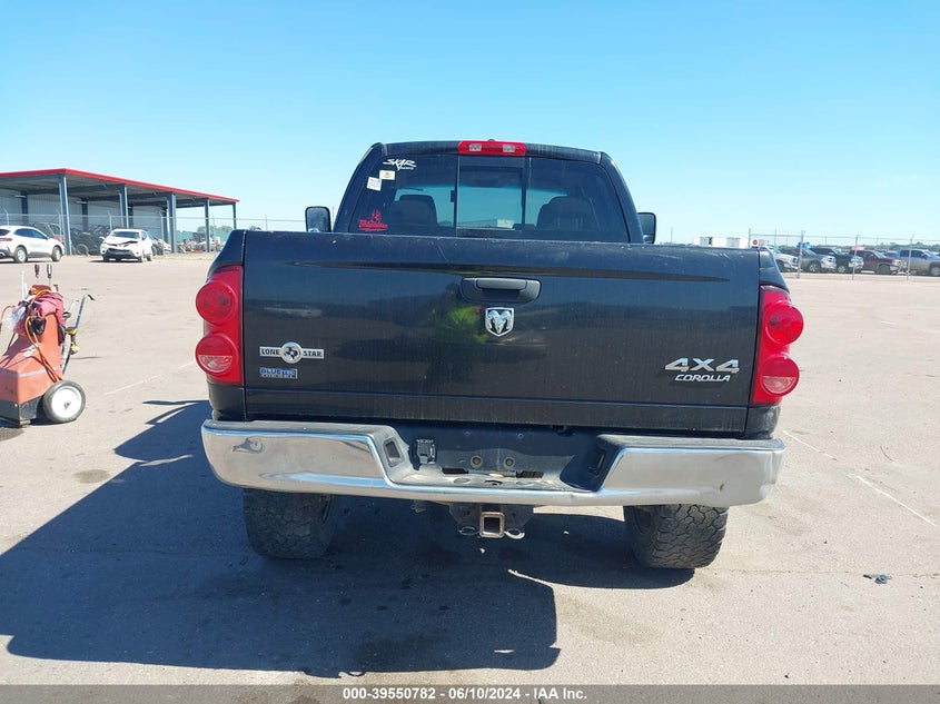 2008 Dodge Ram 2500 Slt/Power Wagon VIN: 3D7KS28A18G153382 Lot: 39550782