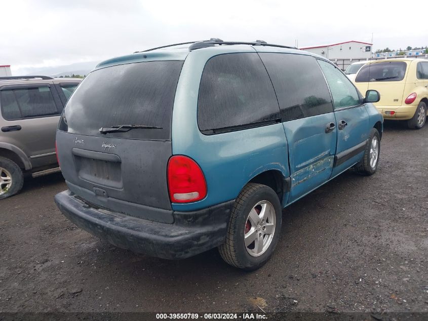 1997 Plymouth Voyager Se VIN: 1P4GP45R6VB417090 Lot: 39550789