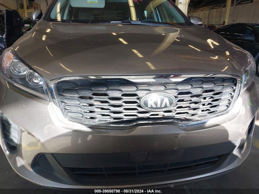 2019 Kia Sorento Lx/S VIN: 5XYPGDA52KG469891 Lot: 39550798