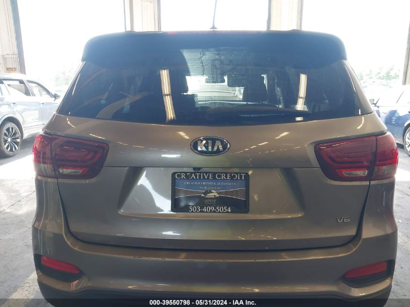 2019 Kia Sorento Lx/S VIN: 5XYPGDA52KG469891 Lot: 39550798