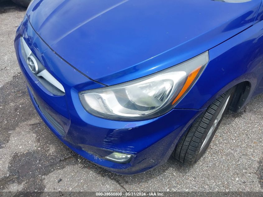2012 Hyundai Accent Gls/Gs/Se VIN: KMHCU5AE9CU054897 Lot: 39550808