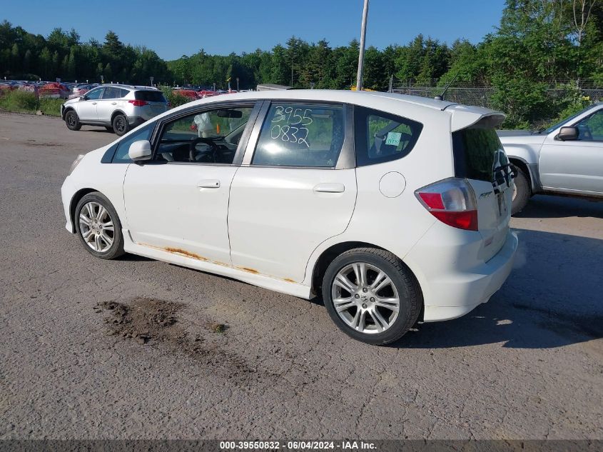 2010 Honda Fit Sport VIN: JHMGE8H42AC033358 Lot: 39550832