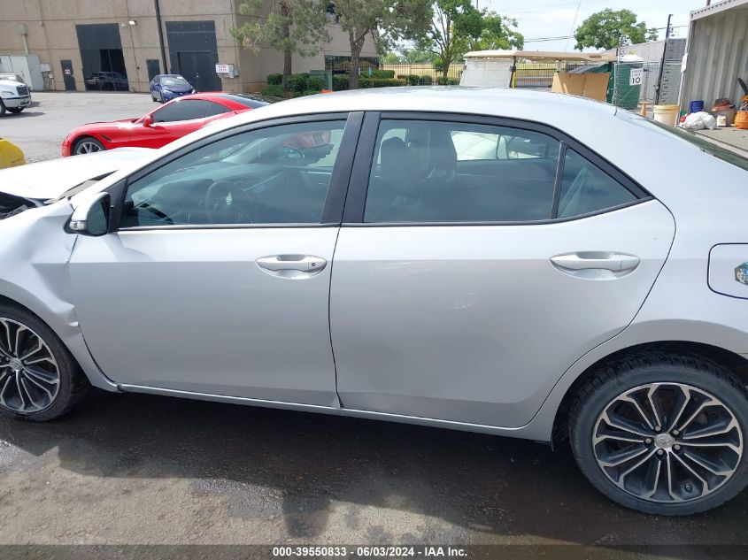 2016 Toyota Corolla S Plus VIN: 5YFBURHE8GP387527 Lot: 39550833