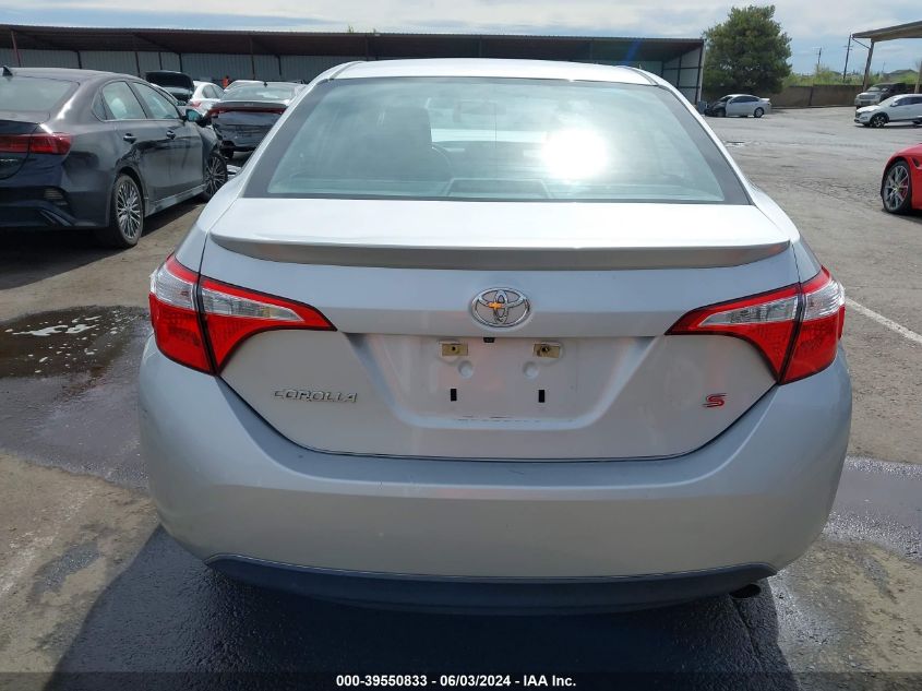 2016 Toyota Corolla S Plus VIN: 5YFBURHE8GP387527 Lot: 39550833