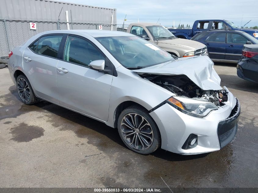 2016 Toyota Corolla S Plus VIN: 5YFBURHE8GP387527 Lot: 39550833