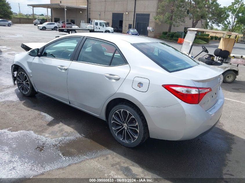 2016 Toyota Corolla S Plus VIN: 5YFBURHE8GP387527 Lot: 39550833