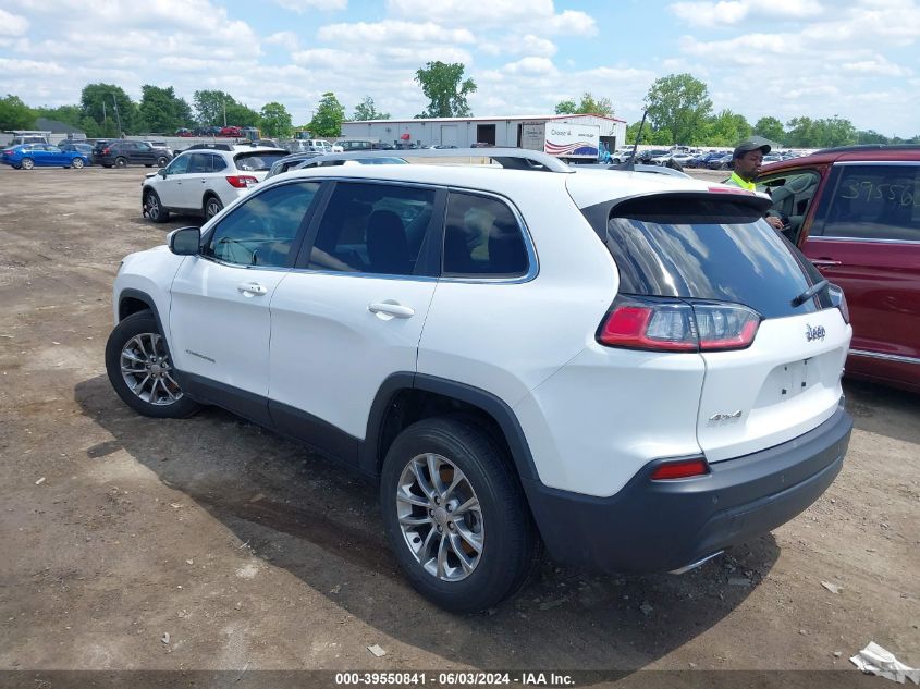 2021 Jeep Cherokee Latitude Lux 4X4 VIN: 1C4PJMMX7MD100850 Lot: 39550841