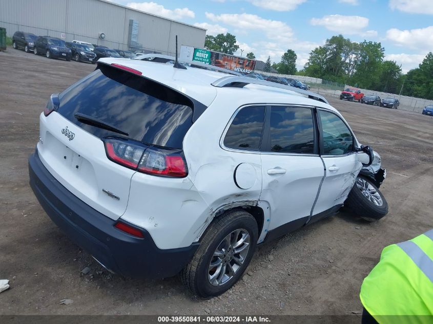 2021 Jeep Cherokee Latitude Lux 4X4 VIN: 1C4PJMMX7MD100850 Lot: 39550841