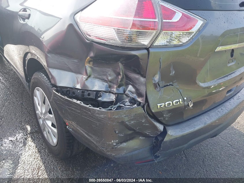 2016 Nissan Rogue S/Sl/Sv VIN: 5N1AT2MV1GC762562 Lot: 39550847