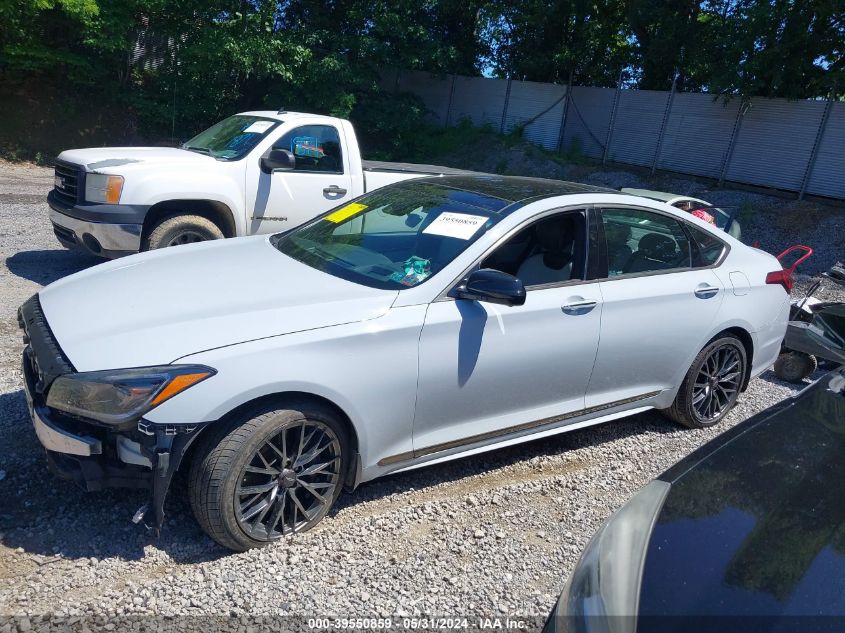 2018 Genesis G80 3.3T Sport VIN: KMHGN4JB7JU256729 Lot: 39550859