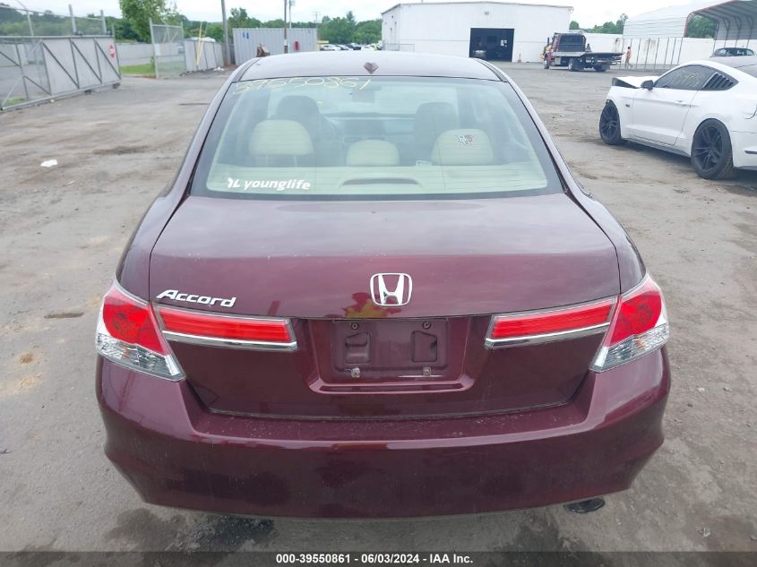 2012 Honda Accord 2.4 Ex-L VIN: 1HGCP2F81CA060421 Lot: 39550861