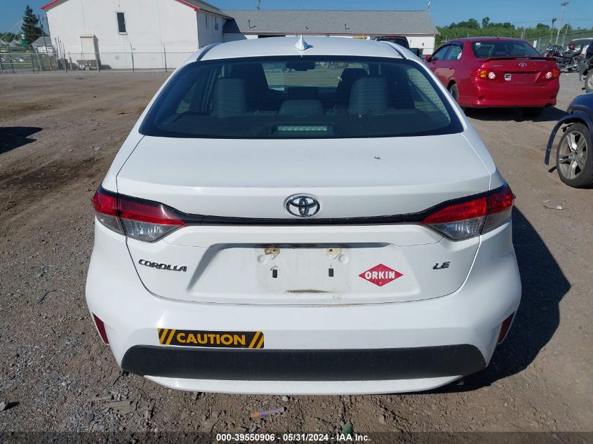 2020 Toyota Corolla Le VIN: 5YFEPRAE9LP069053 Lot: 39550906