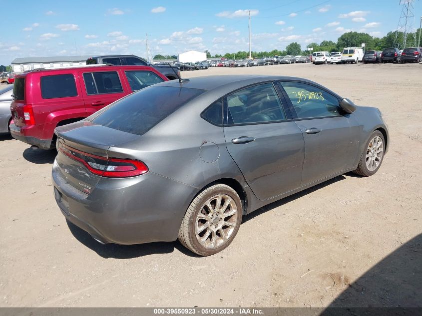 2013 Dodge Dart Limited VIN: 1C3CDFCH6DD157427 Lot: 39550923