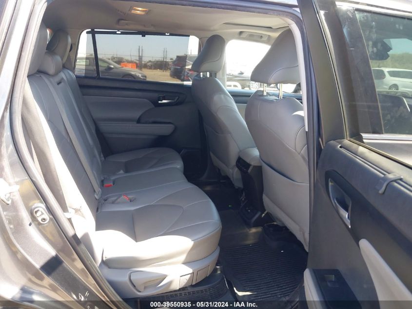 2021 Toyota Highlander Hybrid Xle VIN: 5TDHBRCH5MS515176 Lot: 39550935