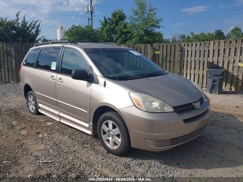 2005 Toyota Sienna Le VIN: 5TDZA23C75S234937 Lot: 39550945