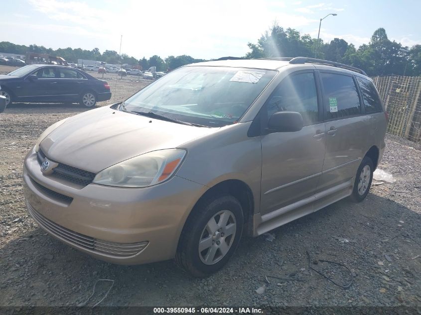 2005 Toyota Sienna Le VIN: 5TDZA23C75S234937 Lot: 39550945